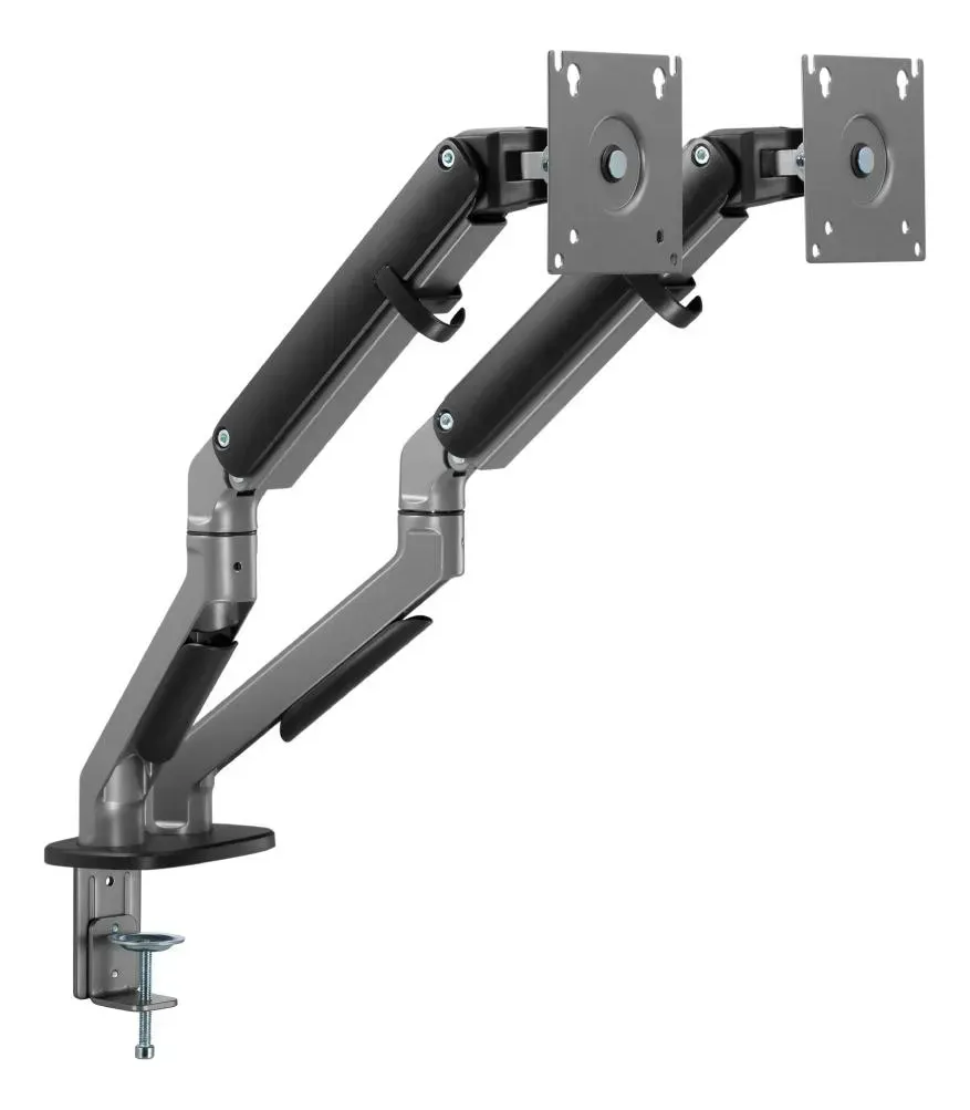 Suporte Monitor Articulado Duplo Elements Axion Preto - R$ 999