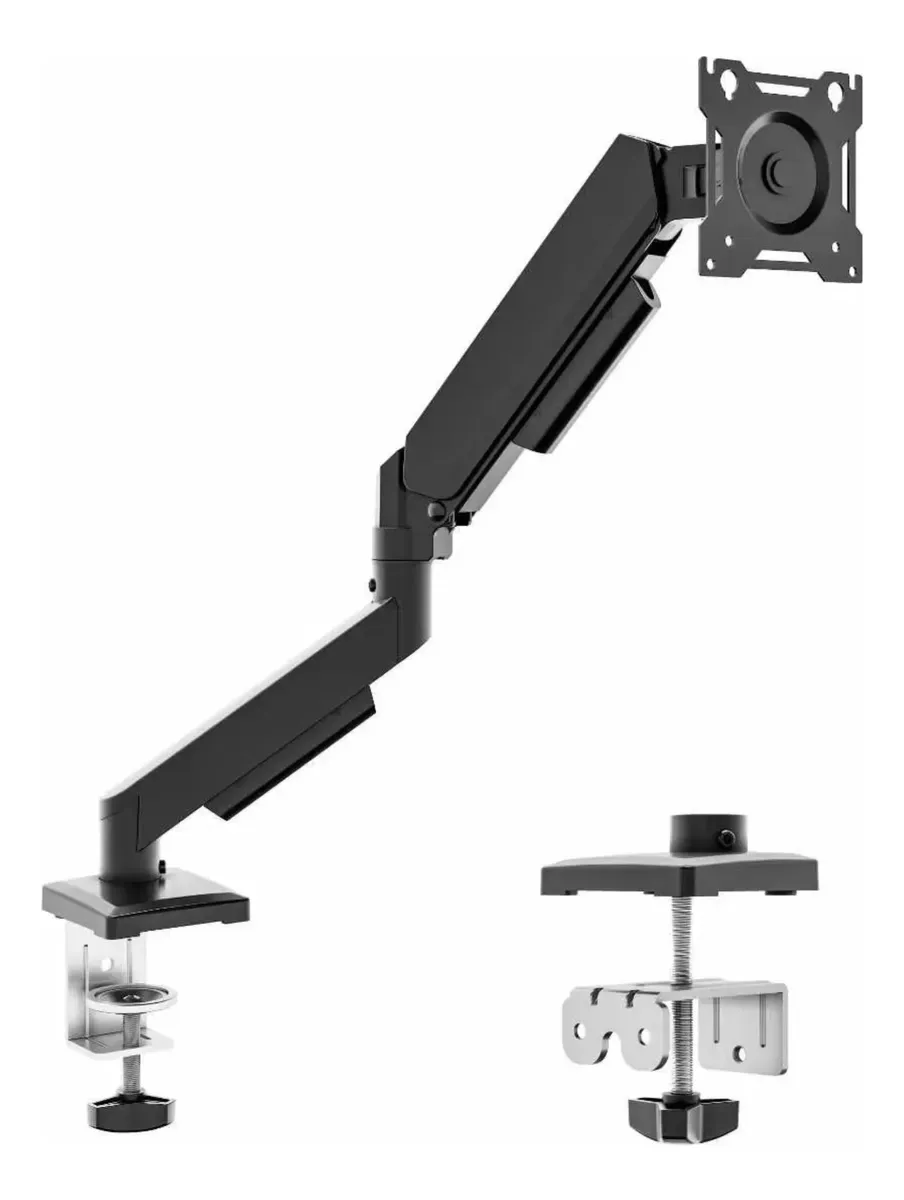 Suporte Para Monitores Articulado De Mesa Pistão A Gás 13-32 - R$ 114,3
