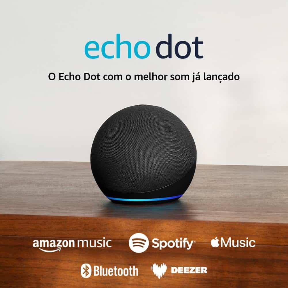 Echo Dot (Geração mais recente) - o Echo Dot - Cor Preta - Imagem 6
