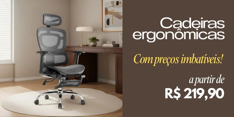 Cadeiras ergonômicas com preços imbatíveis tech coisas
