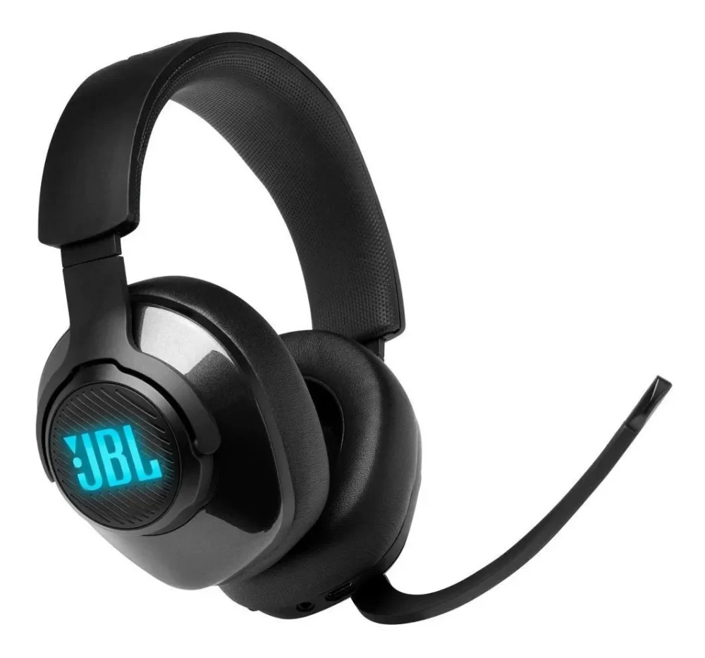 Headset over-ear Gamer Quantum 400 Preto LED JBL