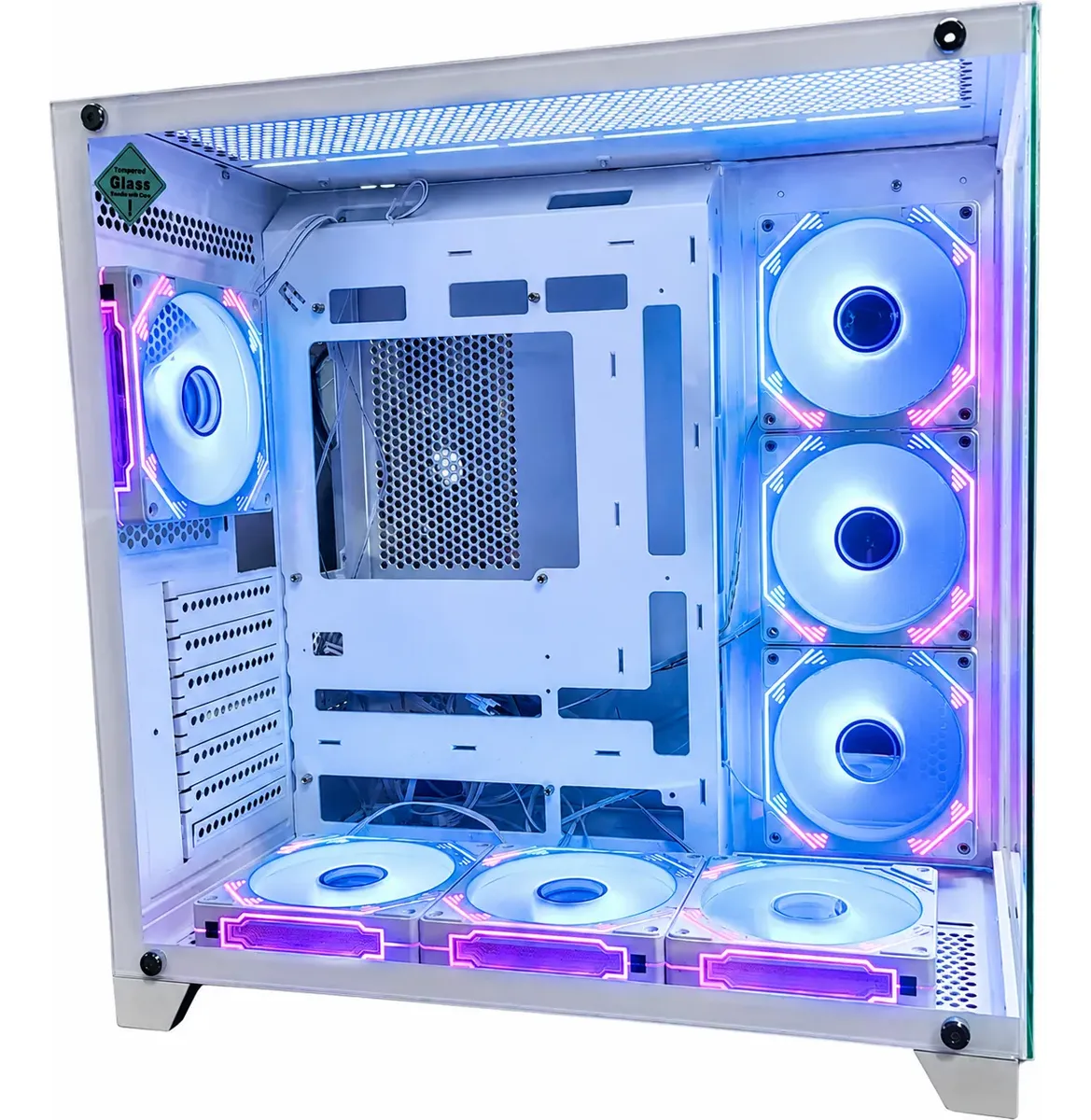 Pc Gamer Aquario Branco I7 3a 16gb Ssd 1tb Placa Video Rx580 - Imagem 2