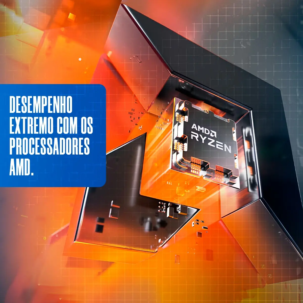 Pc Gamer Bluepc Ludic Ryzen 7 5700x 16gb Rtx 3050 8gb 1tb - Imagem 4