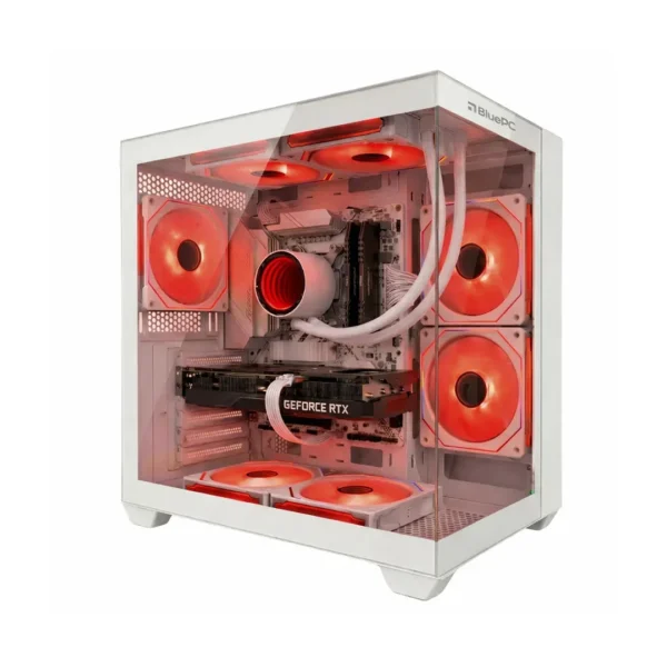 Pc Gamer Ludic By Bluepc - Amd Ryzen 5 5500, Geforce Rtx 3050 8gb, 16gb Ram, Ssd 512gb M.2 Nvme, 600w 80 Plus, Branco, Water Cooler - Pgbp-lu2653