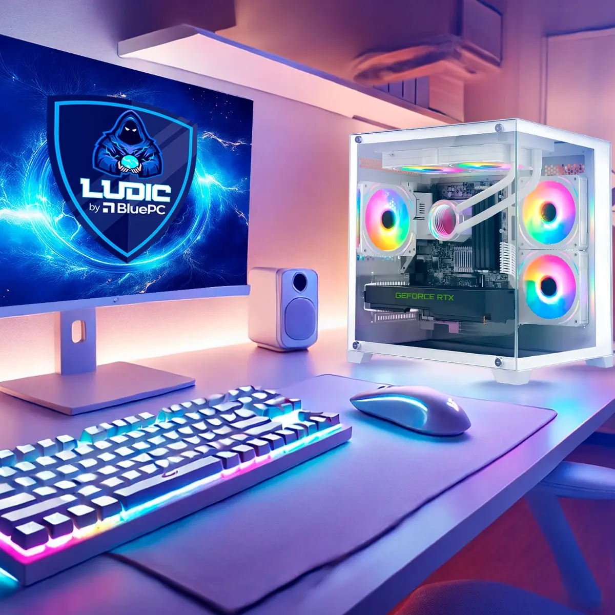 Pc Gamer Bluepc Ludic Ryzen 7 5700x 16gb Rtx 3050 8gb 1tb - Imagem 7