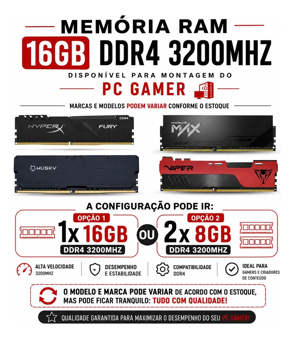 Pc Gamer Lux 7 5700x 16gb 1tb Rtx 5060 Wi-fi - Imagem 4