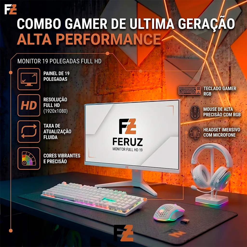 Pc Gamer Branco I7 Computador Placa Video Gtx Ddr5 Completo - Imagem 2